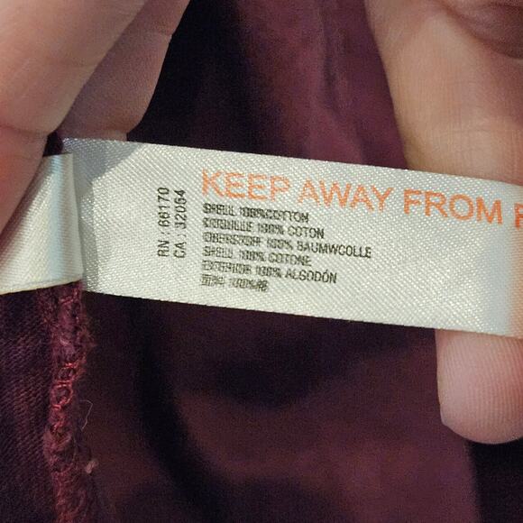 Free People Beach Fresca Dress Size M Maroon Red Cotton Oversized Flowy Mini - Picture 9 of 9